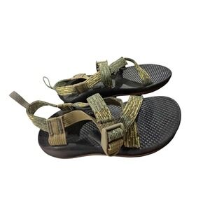 Chaco Kids Z1 Ecotread Green Yellow Sport Sandals J190251 Size 4